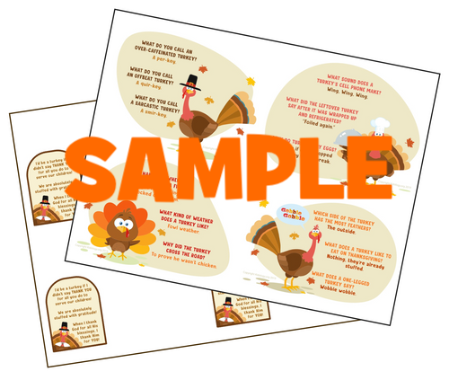 Recruiting Tool: Turkey Jokes Postcards