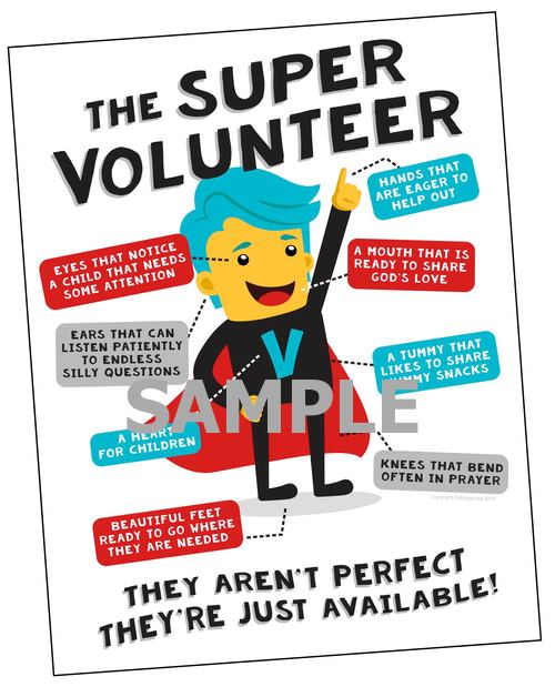 Recruiting Tool: Super Volunteer Poster Download