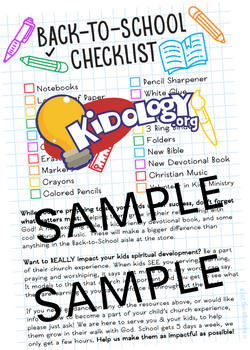 Recruiting Tool: Back to School Checklist