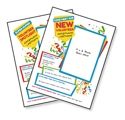 Kidology's Volunteer Spotlight Template PDF Download