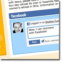 Comment with Facebook