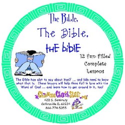 Childrens Church Stuff The Bible, The Bible, The Bible Kids Church Curriculum - Elementary (Download)