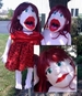 Professional Girl Puppet Set / Half & Full Pair