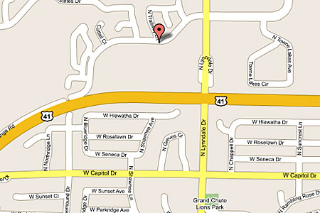 Kidology University Appleton Map