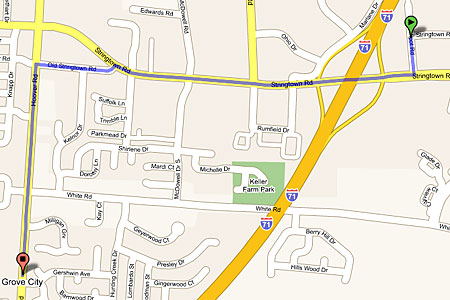 Kidology University Columbus Hotel Map