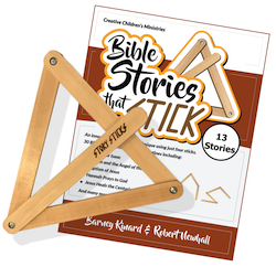 StorySticks with 10 Bible Stories + 3 Bonus Stories