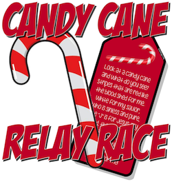 Kidology's Candy Cane Relay Race and Tags Download