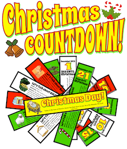 Christmas Countdown Family Advent Paper Chain Download