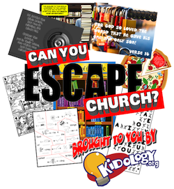 Kidology's Church Escape Event Plan Download