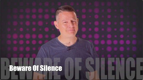 60 Second Teacher Tips with Philip Hahn: Video #19 - Beware of Silence