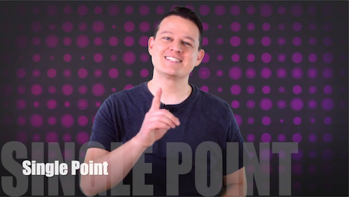 60 Second Teacher Tips with Philip Hahn: Video #02 - Single Point