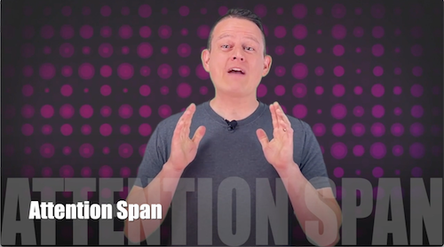 60 Second Teacher Tips with Philip Hahn: Video #22 - Attention Span