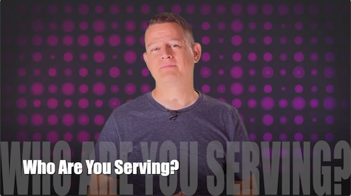 60 Second Teacher Tips with Philip Hahn: Video #24 - Who Are You Serving?