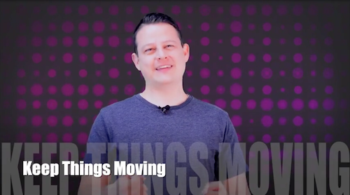60 Second Teacher Tips with Philip Hahn: Video #03 - Keep Things Moving