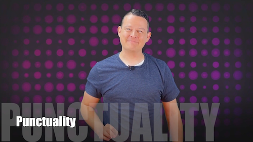 60 Second Teacher Tips with Philip Hahn: Video #07 - Punctuality