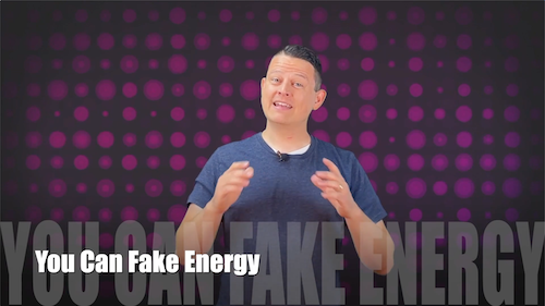 60 Second Teacher Tips with Philip Hahn: Video #08 - You Can Fake Energy