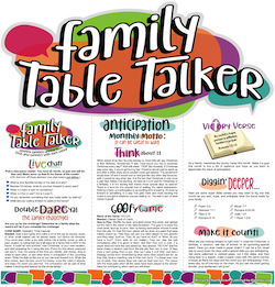 Family Table Talker #48 - Anticipation