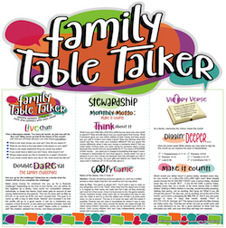 Family Table Talker #44 - Stewardship