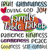 Family Table Talkers - Fruit of the Spirit
