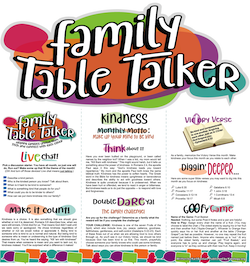 Family Table Talker #14 - Kindness