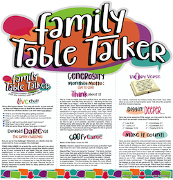 Family Table Talker #36 - Generosity