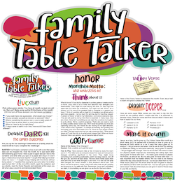 Family Table Talker #41 - Honor