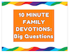 Equipping Fireflies: Ten-minute Family Devotion Cards - Big Questions