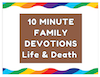 Equipping Fireflies: Ten-minute Family Devotion Cards - Understanding Life and Death