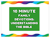 Equipping Fireflies: Ten-minute Family Devotion Cards - Understanding the Bible