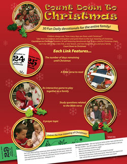 Count Down to Christmas Devotional Chain Links