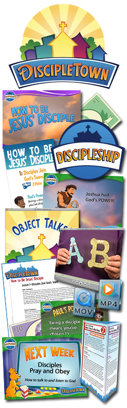 DiscipleTown Kids Church Unit #21: How to Be Jesus' Disciple