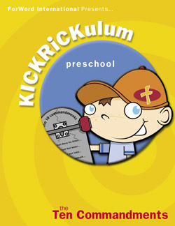 KICKRiCKulum <i>The Ten Commandments</i> Kids' Church Curriculum (Elementary Download)