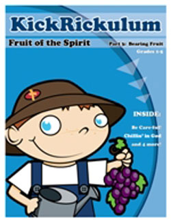KICKRiCKulum Fruit of the Spirit 3 - Bearing Fruit Part 2 Kids' Church Curriculum (Elementary Download)