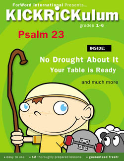KICKRiCKulum Psalm 23 Kids' Church Curriculum (Elementary Download)