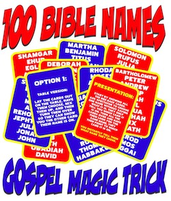 100 Bible Names Magic Trick