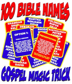 Kidology’s 100 Bible Names Magic Trick Download