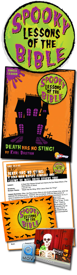 Kidology's Spooky Lessons of the Bible: Death Has No Sting Single Lesson