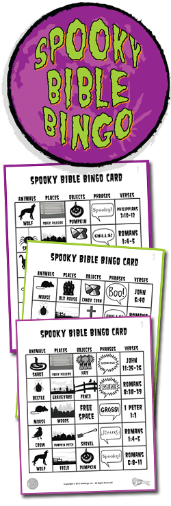 Spooky Bible Bingo Game