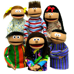 Puppets Inc. Six Pupplet Puppets