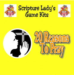 Scripture Lady The Twenty Reasons to Pray Game