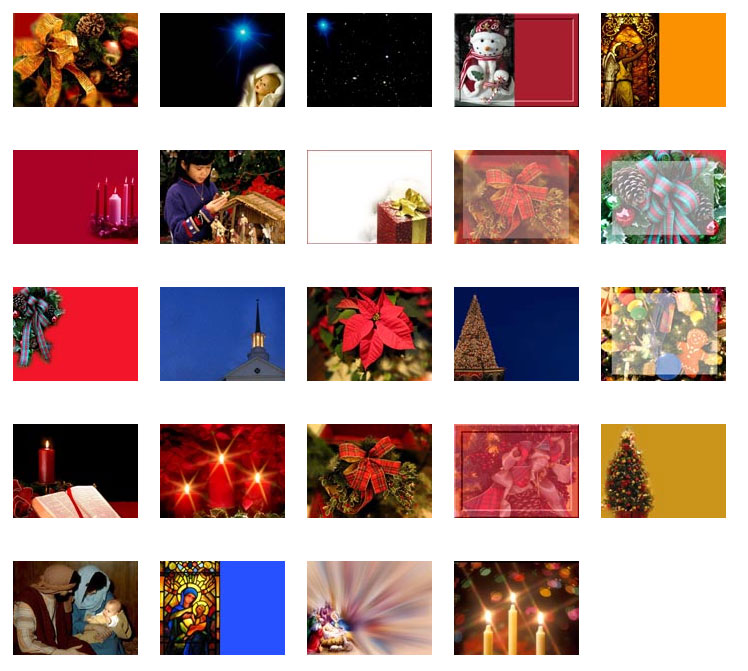 Worship Photos <i>Christmas Mini-Collection</i> (Download Version)