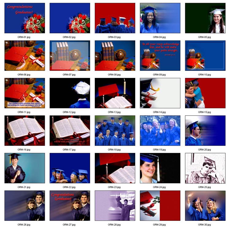 Worship Photos <i>Graduation Mini-Collection</i> (Download Version)