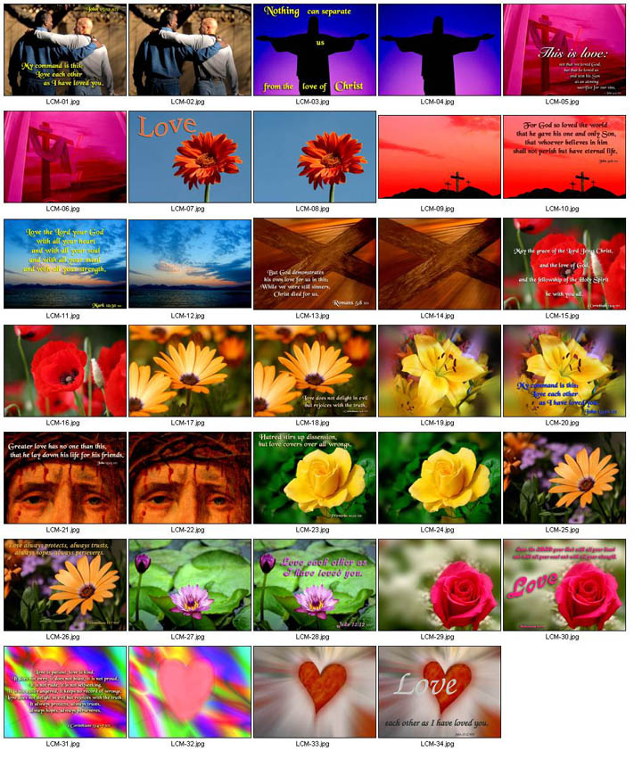 Worship Photos <i>The Love Mini-Collection</i> (Download Version)