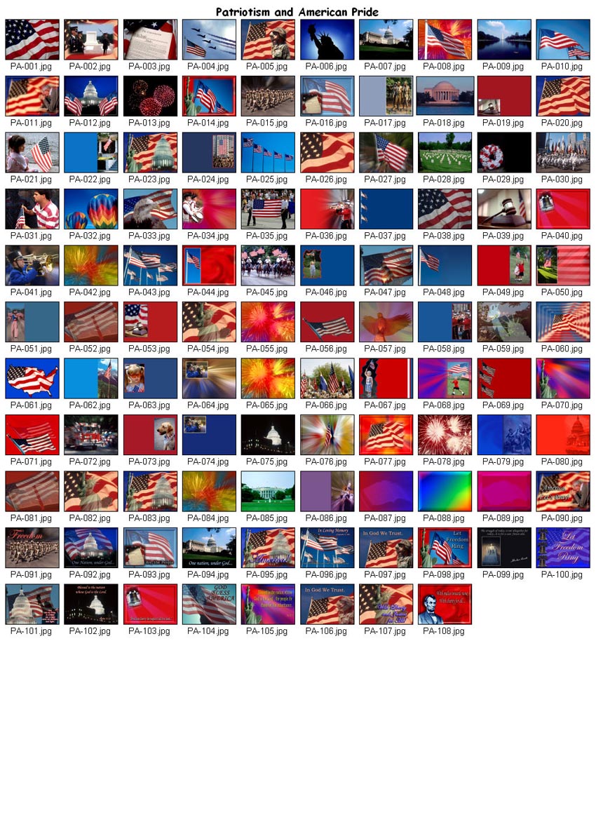 Worship Photos <i>Patriotism and American Pride</i> (Download Version)