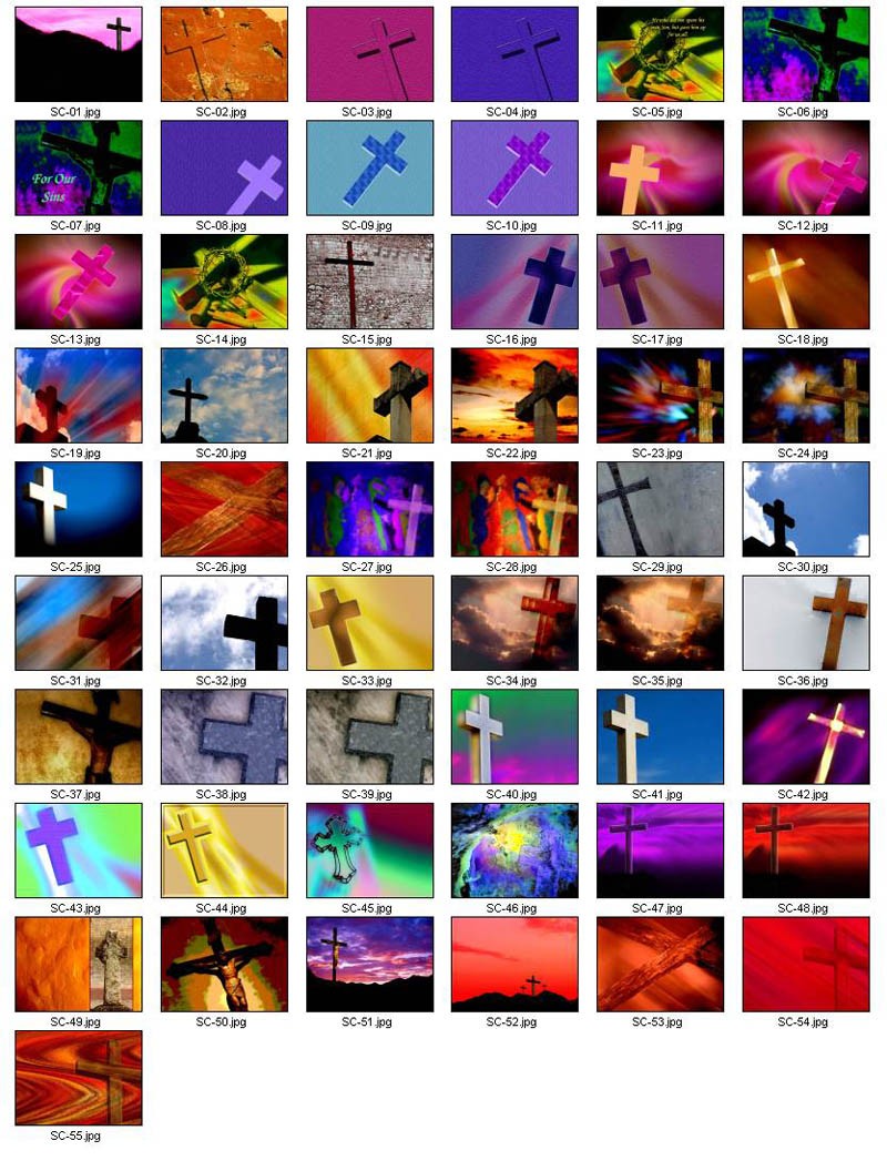 Worship Photos <i>Simply Crosses</i> (Download Version)